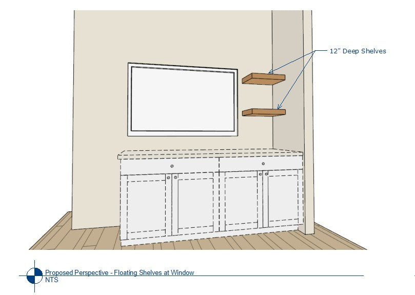 Mountainshyre Fireplace Cabinets and Shelving Package - REVISED 10-12-25