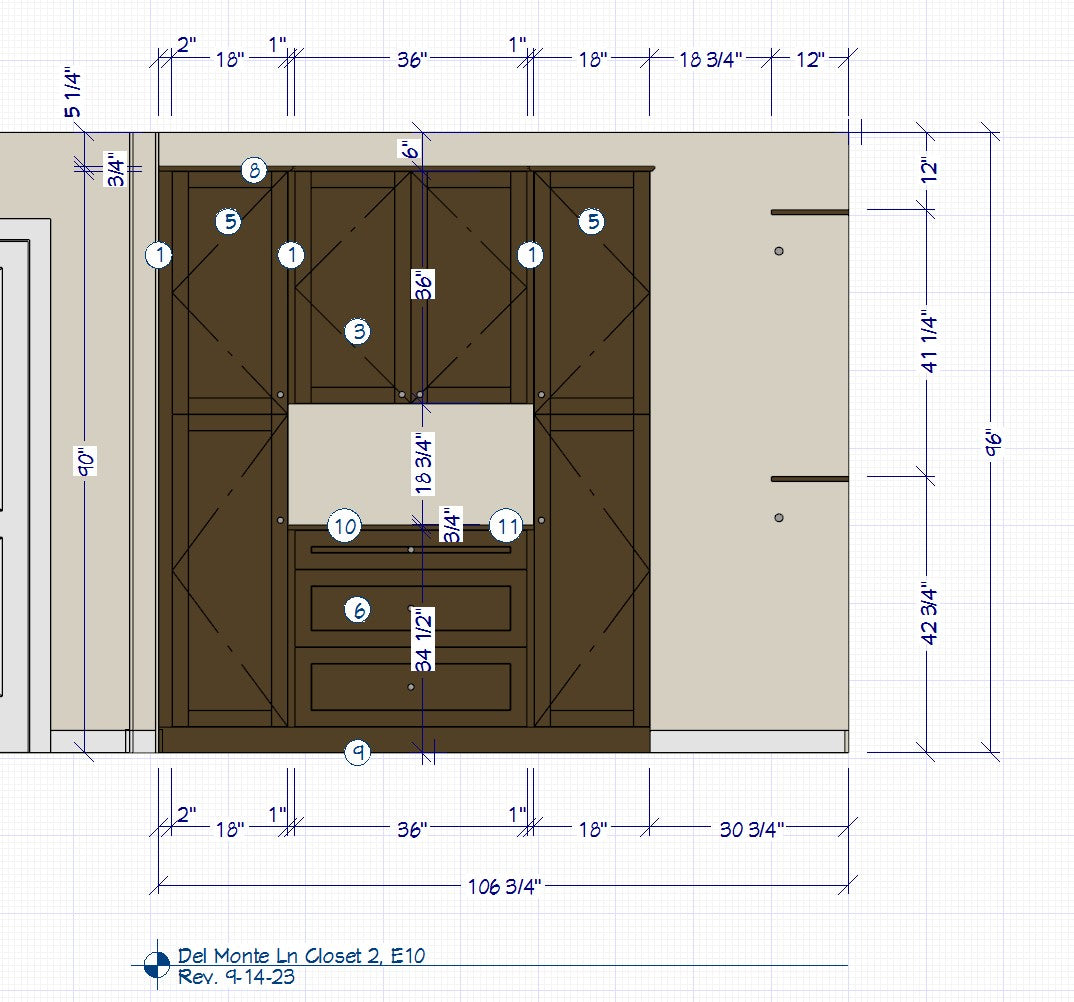 Closet Cabinets (Del Monte Lane-TS)
