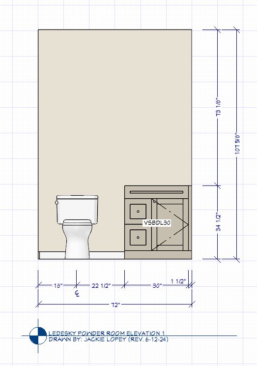 POWDER ROOM - LEDESKY
