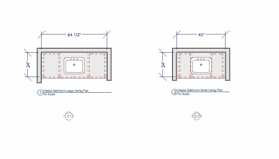 Custom Master Bathroom Vanity Cabinets - CC Trust