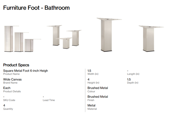 Legs for Bench (Bitteroot Rd)