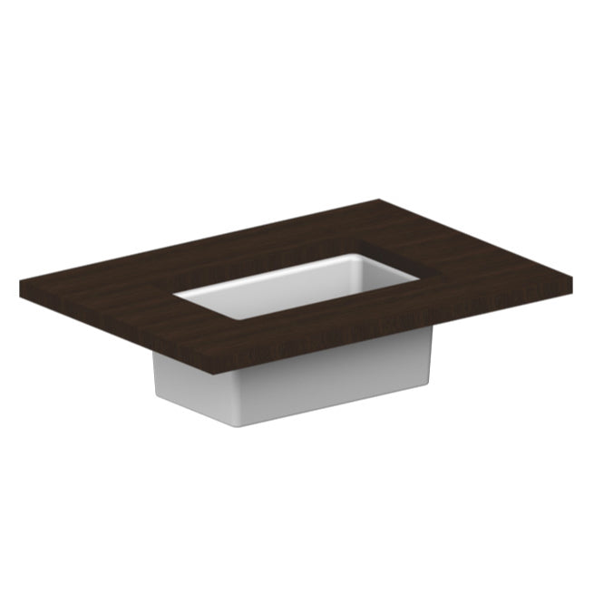 16 ½ ” x 16 ½ “ Square White Ceramic Sink
