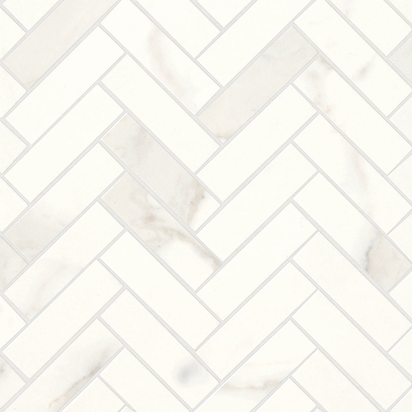 Magnifica "Era" 1" x 4" Herringbone Mosaic Tile