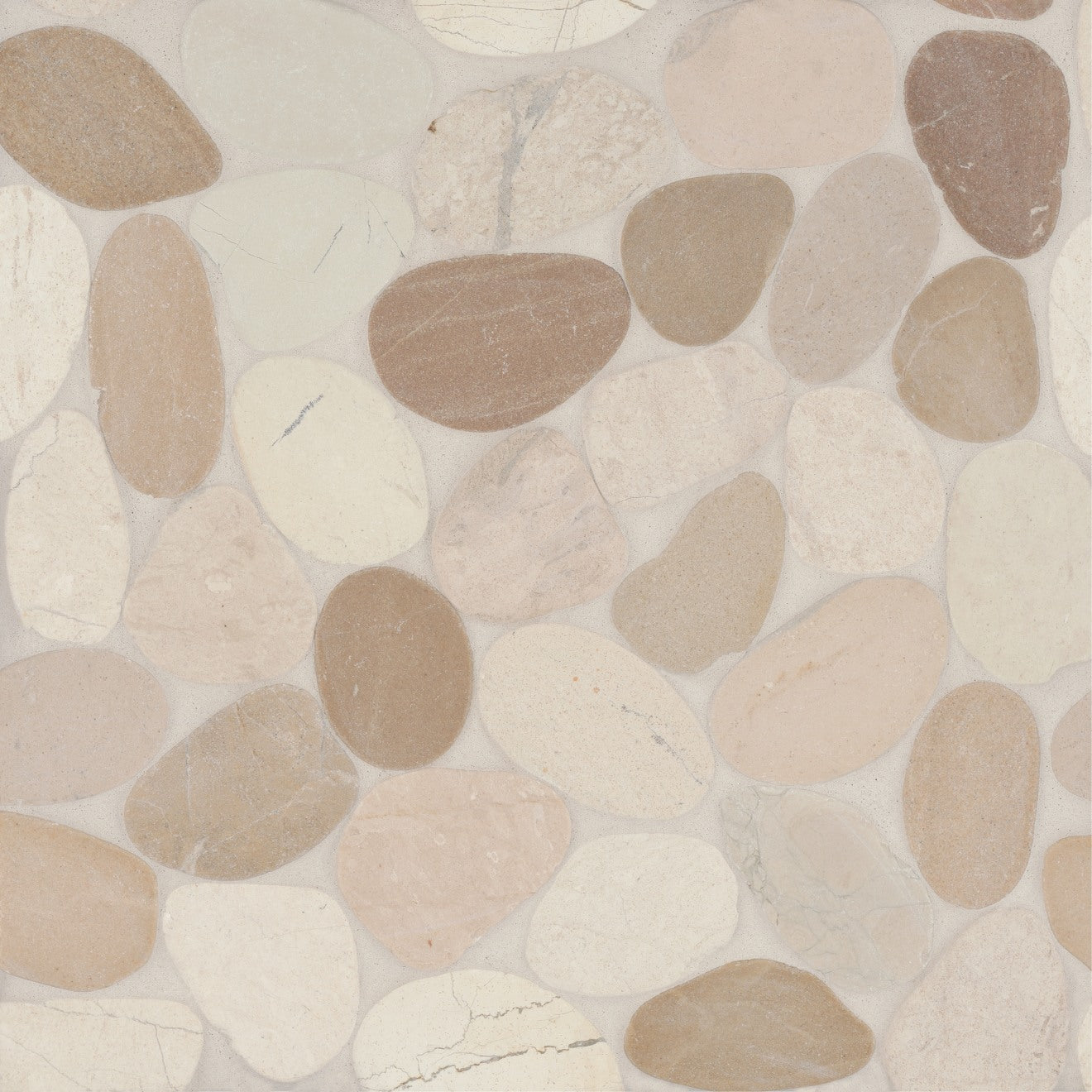 Waterbrook Jumbo Sliced Pebble Mosaic Tile