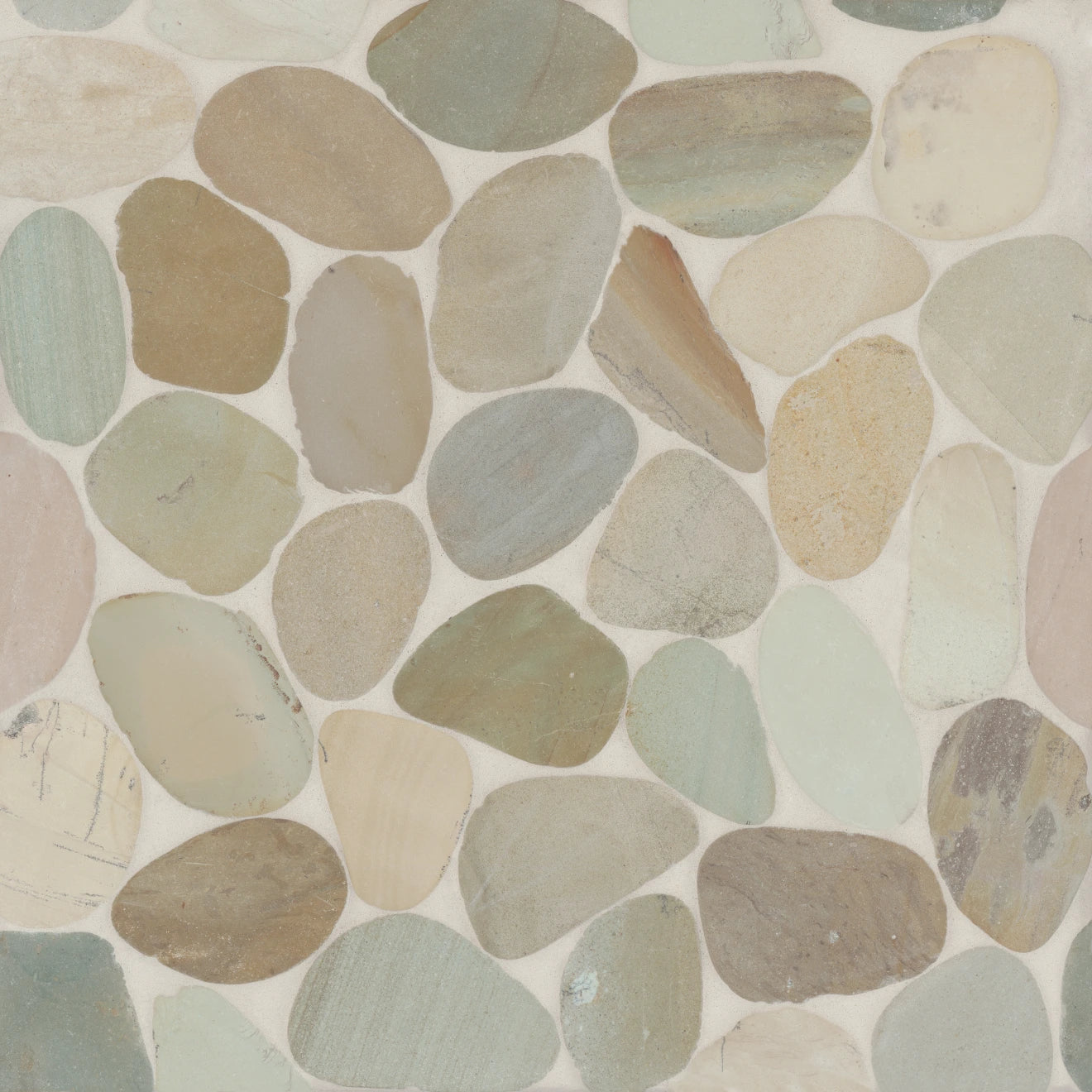 Waterbrook Jumbo Sliced Pebble Mosaic Tile