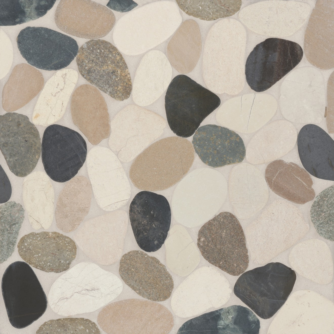 Waterbrook Jumbo Sliced Pebble Mosaic Tile