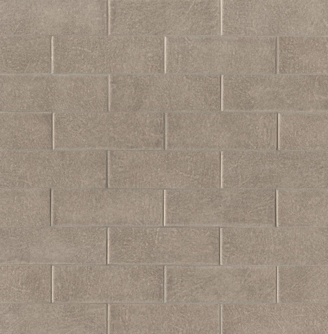2.5" x 8" Wall tile in color Sabbia in a repeated vertical pattern.