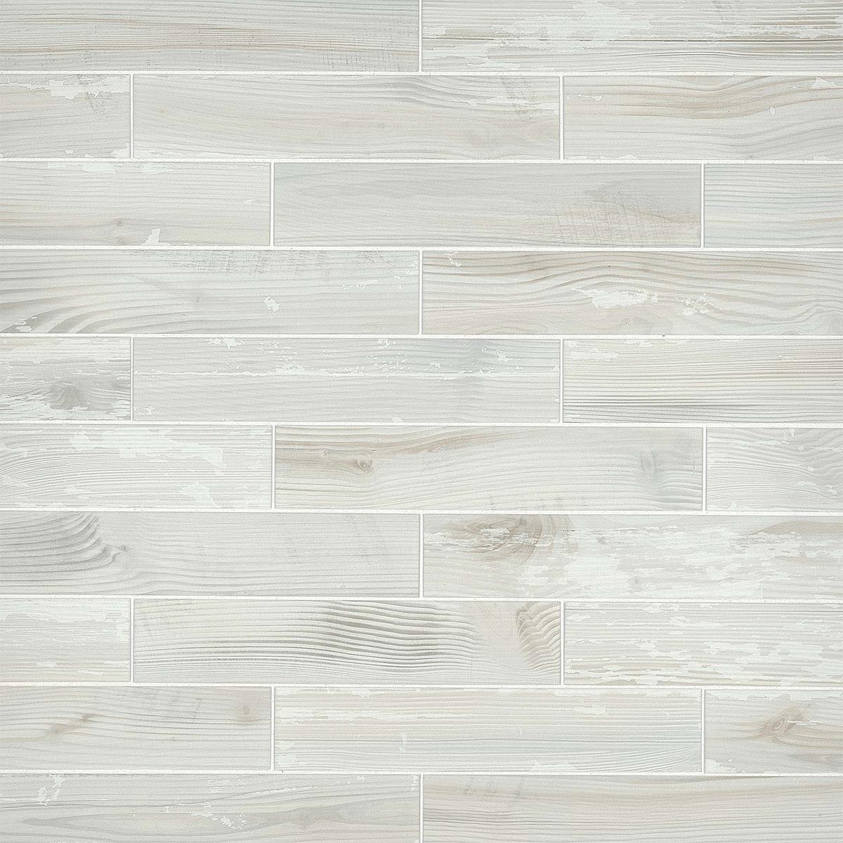 2-1/4" x 11-3/4" Floor tile in the color Bailey is Soy Vanilla