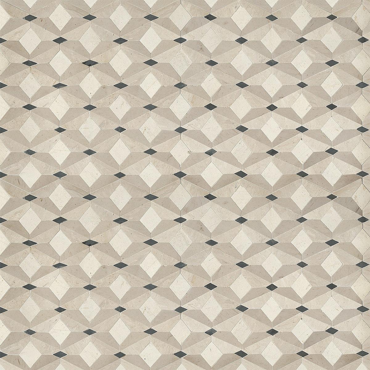 Mon Ami Paris Louvre-ly Reflections Mosaic Tile