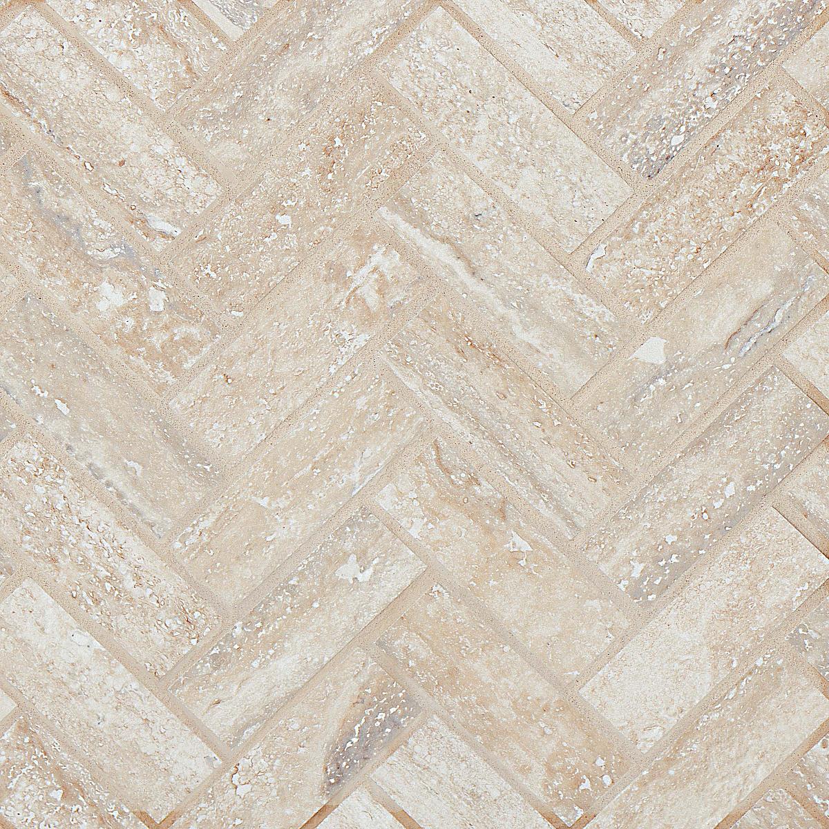 Terra Dolce Herringbone Mosaic Tile
