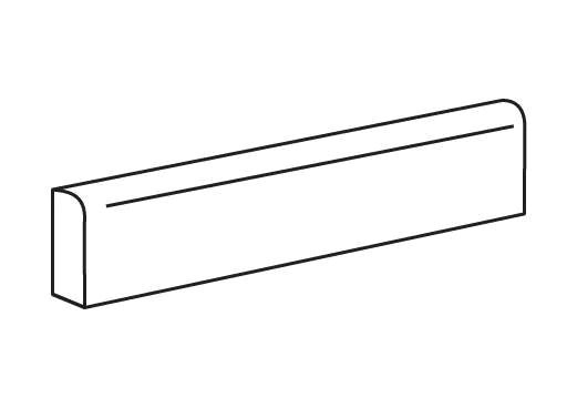 Zebrino Bullnose Trim Tile