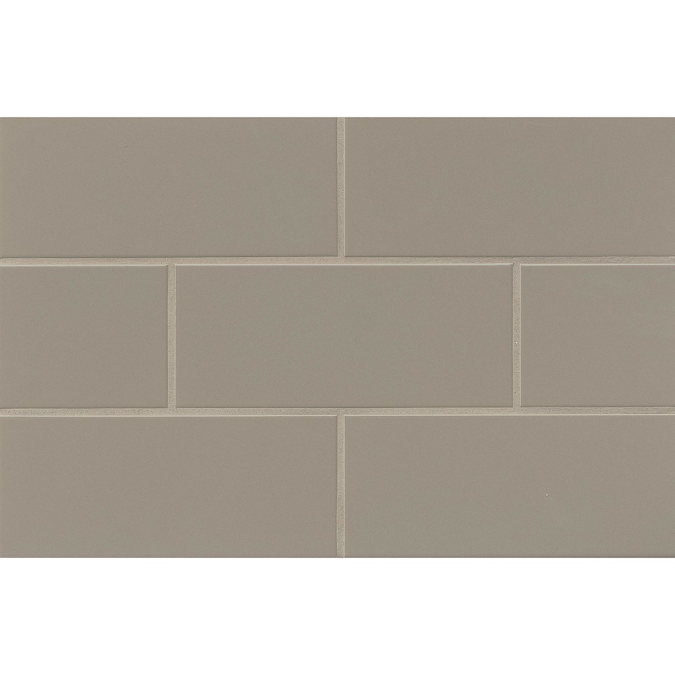 Traditions 4" x 10" Taupe Rectangle Wall Tile