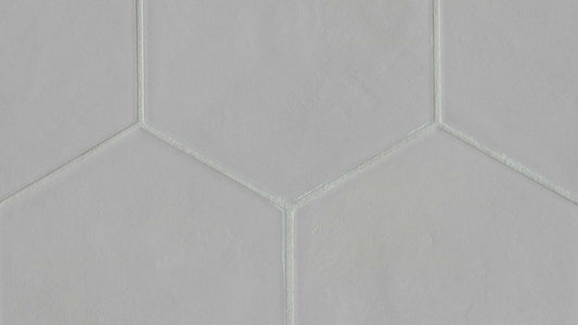 Grey hexagon field tile