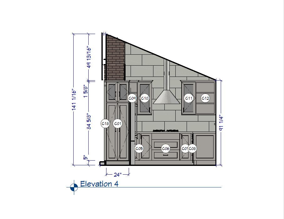 Custom Kitchen Cabinet Order - Hillcrest Rd