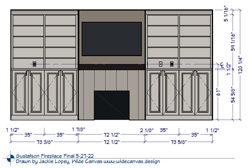 Deschutes Custom Fireplace Cabinets Rev 5-31-22