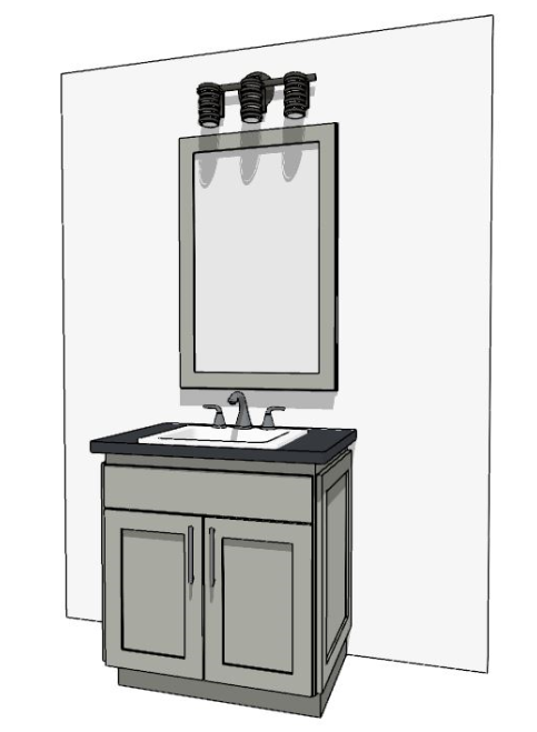 25"-36" Custom Vanity | Design Yours Below