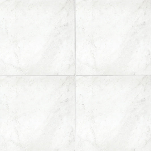 Glorious White 18" x 18" Floor & Wall Tile