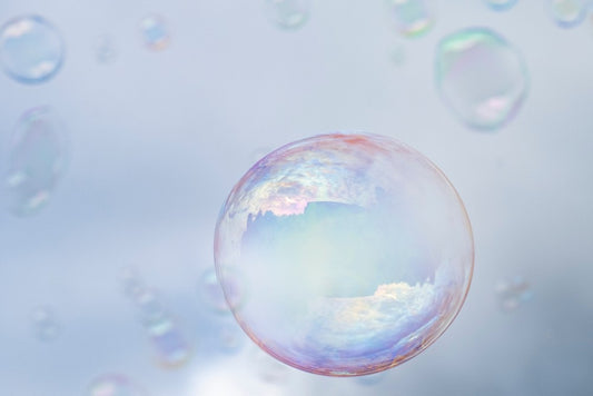 Picture of bubbles in air
