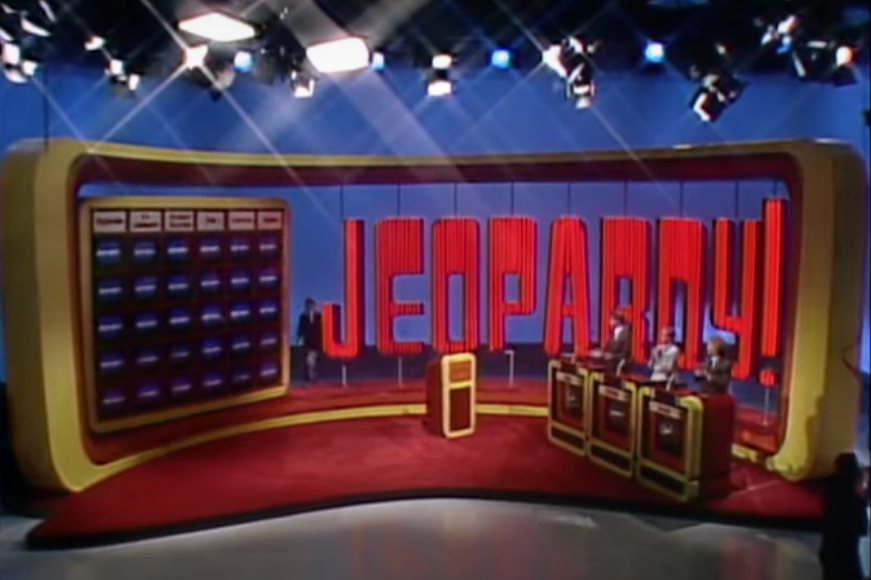 Vintage Jeopardy! Game Show Set