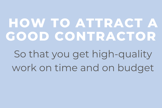 How to attract a good contractor infographic