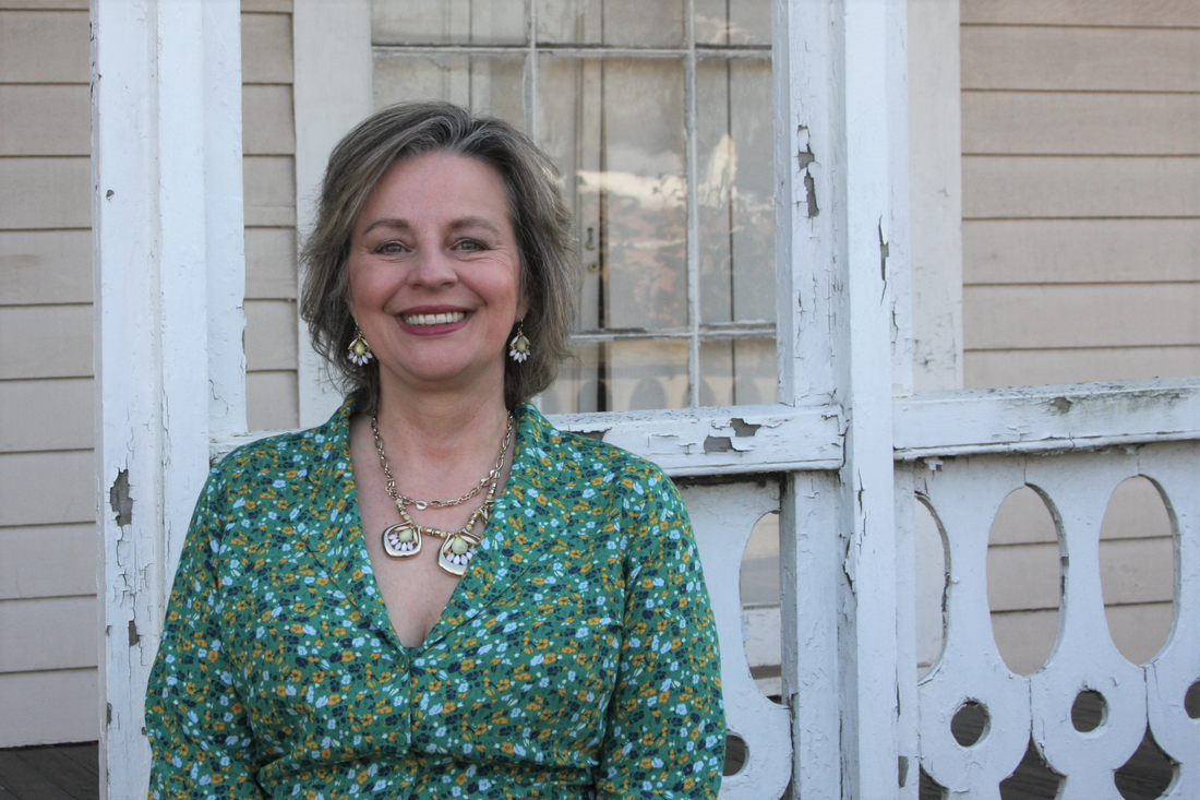 Teresa Eubanks, Owner of 204 Poplar Street, future home of The Emerald Chandelier