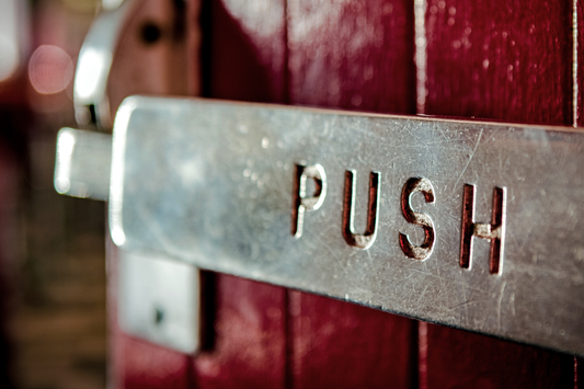 Push Bar on Door