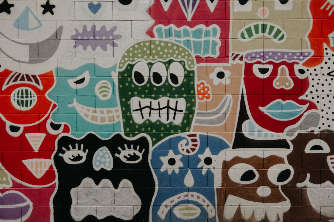 Mural of Monster Characters