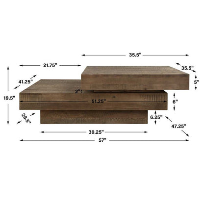Rustic Coffee Table(Kitts)