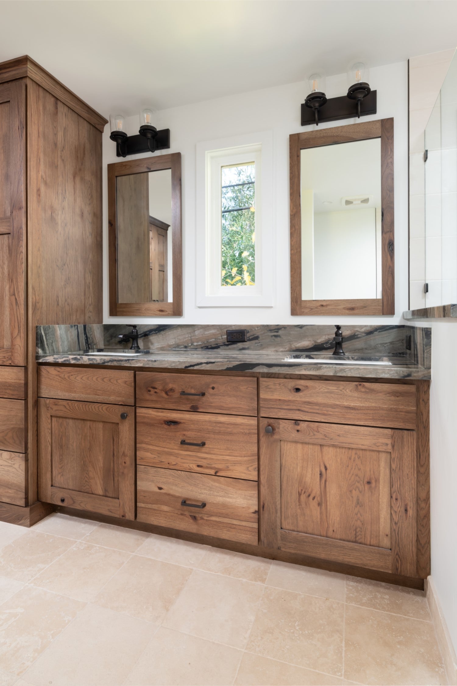 Concord California Primary Bath Remodel Jackie Lopey Wide Canvas Modern Farmhouse Custom Cabinets Vanity