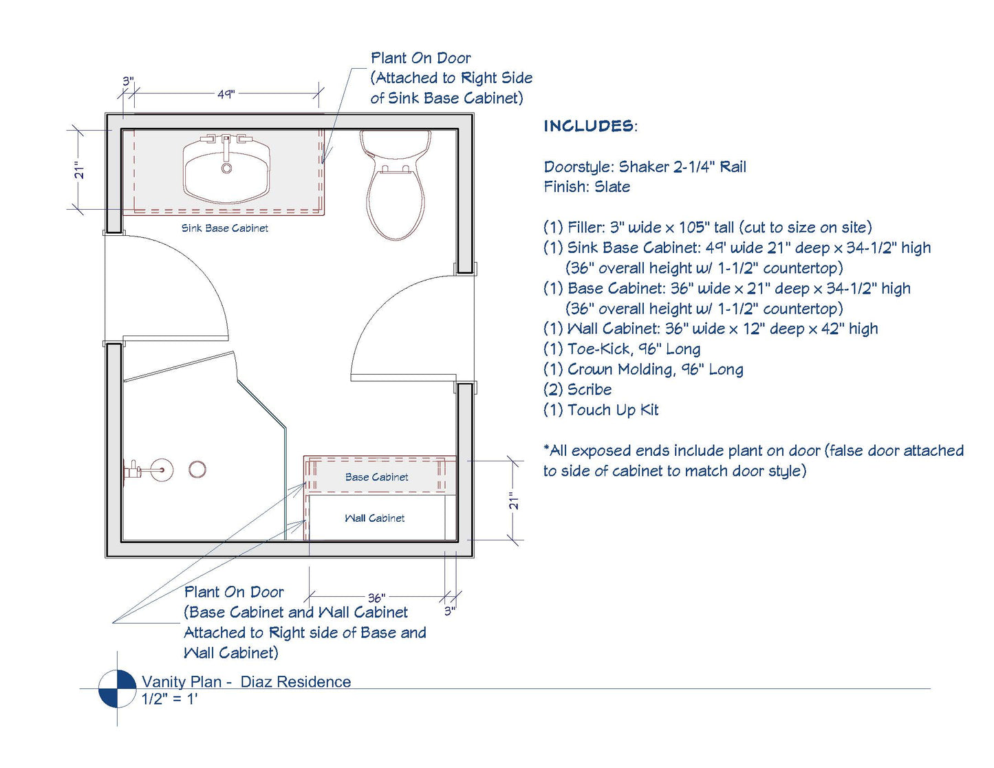Custom Vanity - Diaz