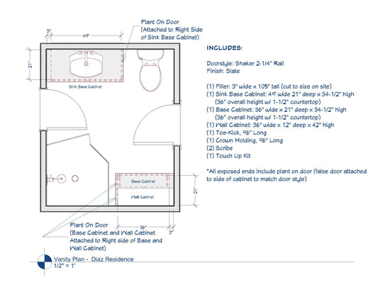 Custom Vanity - Diaz