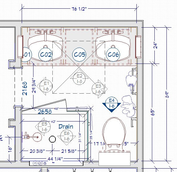 Pacific Ave. Custom Primary Bathroom