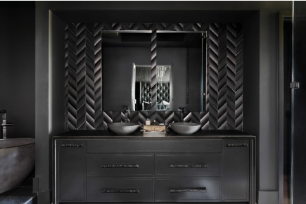 Apex Stone Non-Metallic Chevron Wall Tile