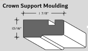 Classic Grey SW Lacq Crown Molding - No Dado