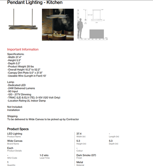 LED Lighting - Kitchen (Bitteroot)