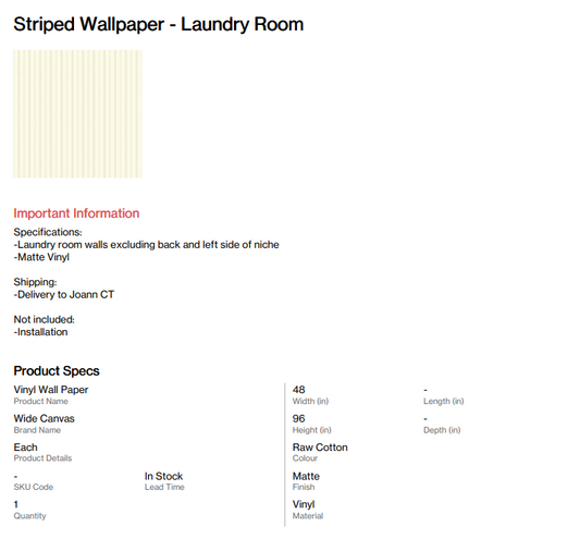 Wallpaper - Laundry Room ( Joann CT)