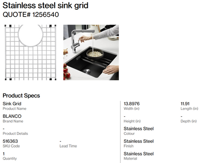 Soft White Work Station Sink + Drain + Grid - Bar Sink (Back Nine)