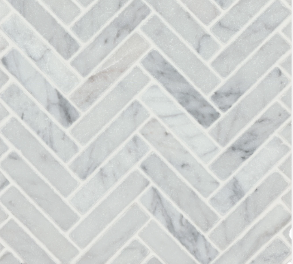 Suave Tumbled Herringbone Mosaic