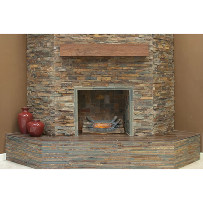 Butterscotch Natural Cleft Ledger Corner