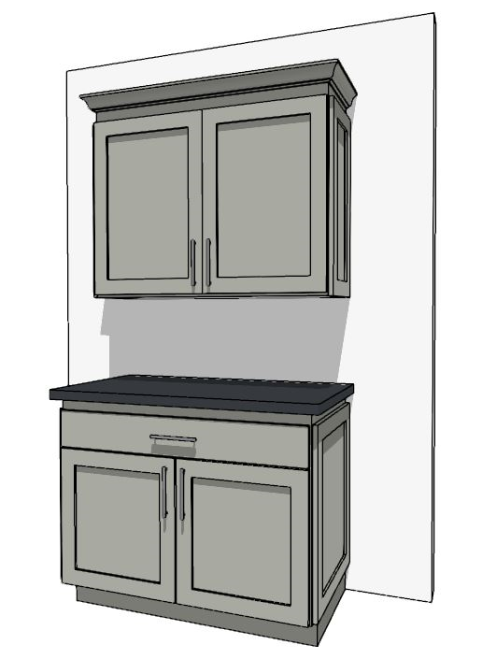 37"-48" Custom Cabinetry | Design Yours Below
