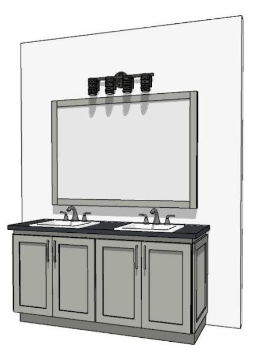 61"-72" Custom Vanity | Design Yours Below