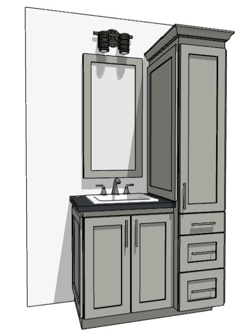 37"-48" Custom Vanity | Design Yours Below