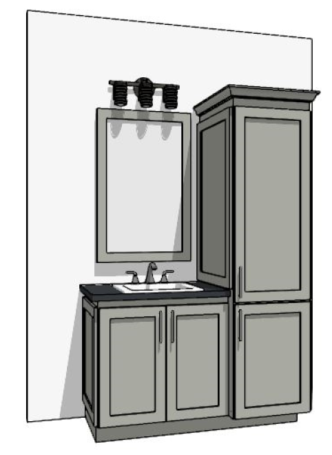 49"-60" Custom Vanity | Design Yours Below