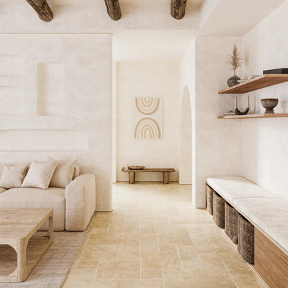 Durango Brushed Travertine 3" x 12" Tile