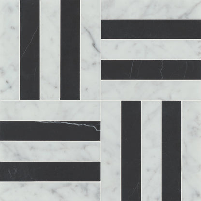 Matisse Marble Blend Rectangle Mosaic Tile