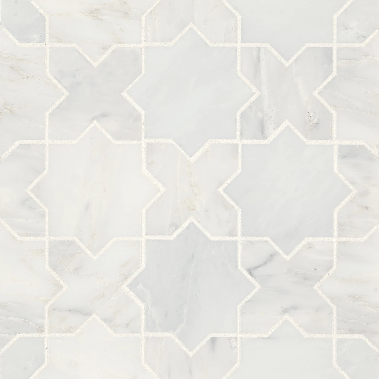 Monet Star Marble Mosaic Tile