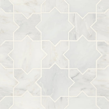 Monet Star Marble Mosaic Tile