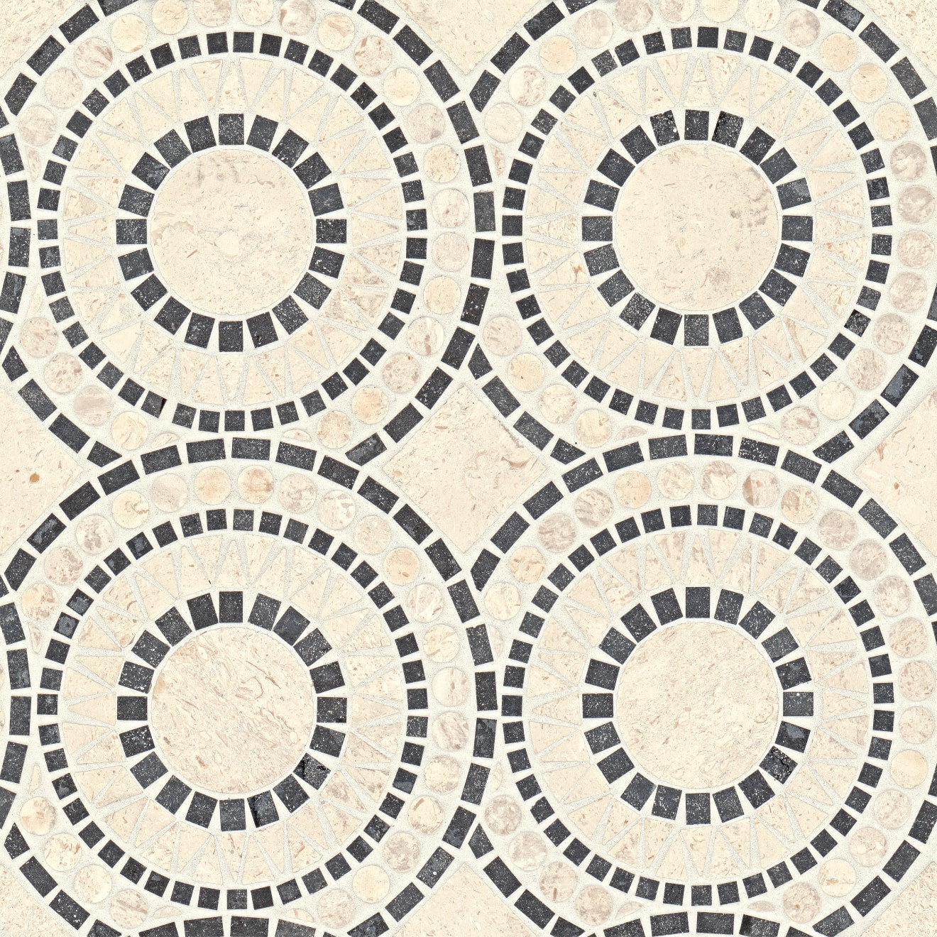 Solis Marble Mosaic Blend Tile