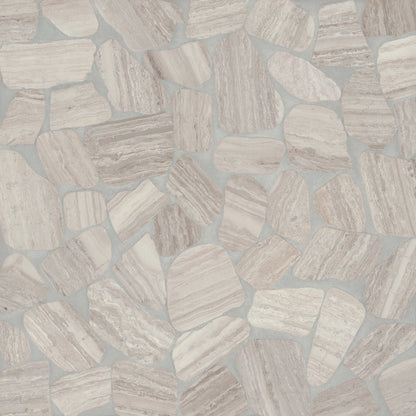 Waterbrook Medium Sliced Pebble Mosaic Tile
