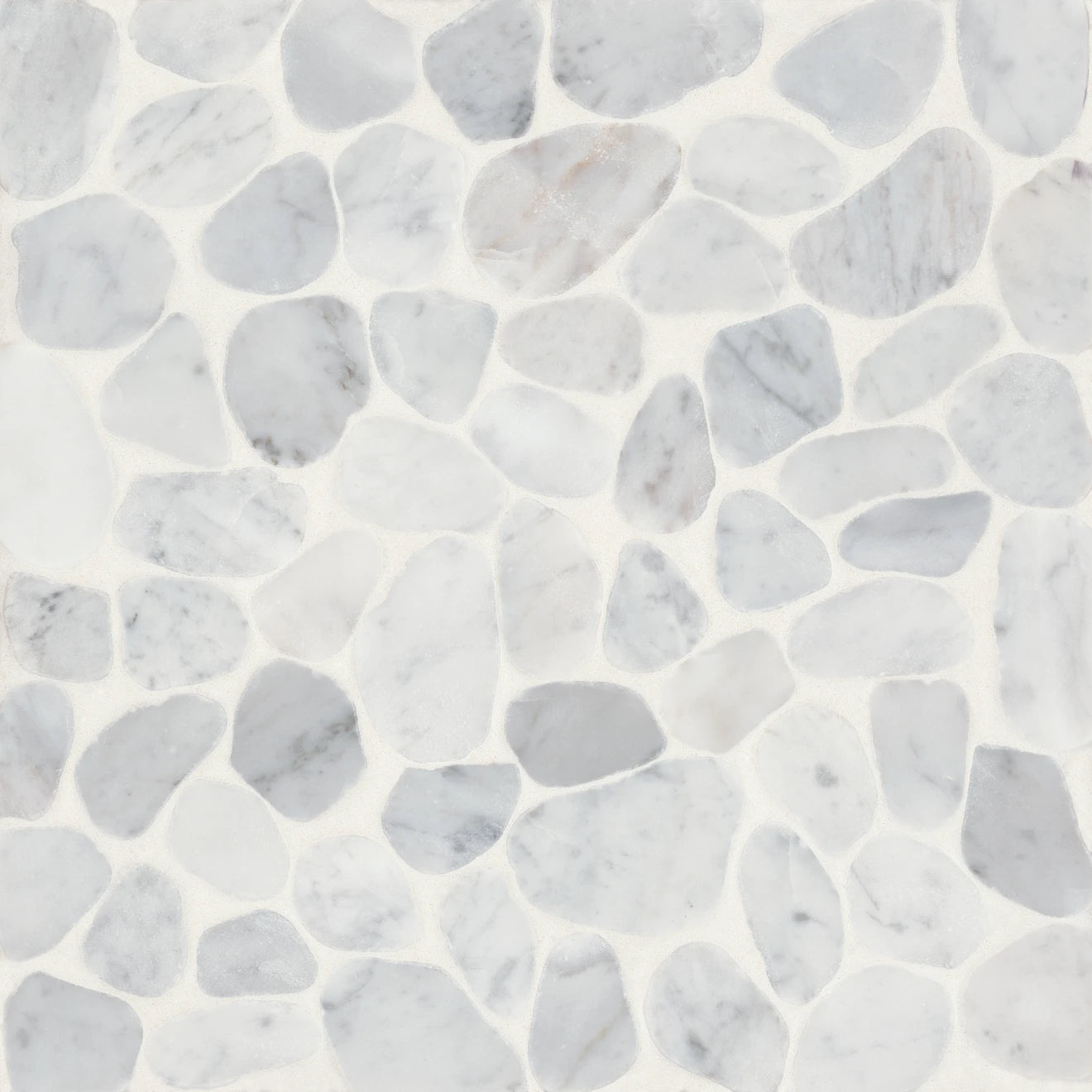 Waterbrook Medium Sliced Pebble Mosaic Tile